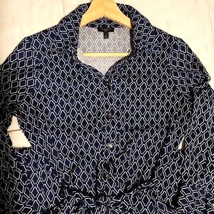 TALBOTS Patterned Dress S